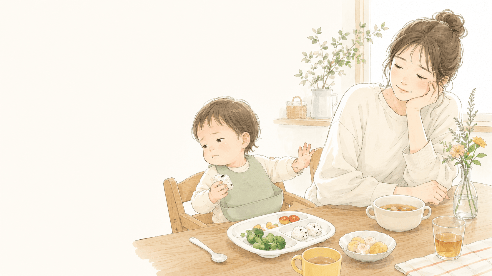 野菜を食べない日、親のHP守作戦のイメージ